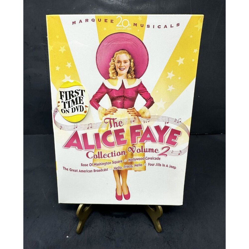 ALICE FAYE COLLECTION VOLUME 2 5 Dvd Set Hello Frisco Hollywood Cavalcade SEALED